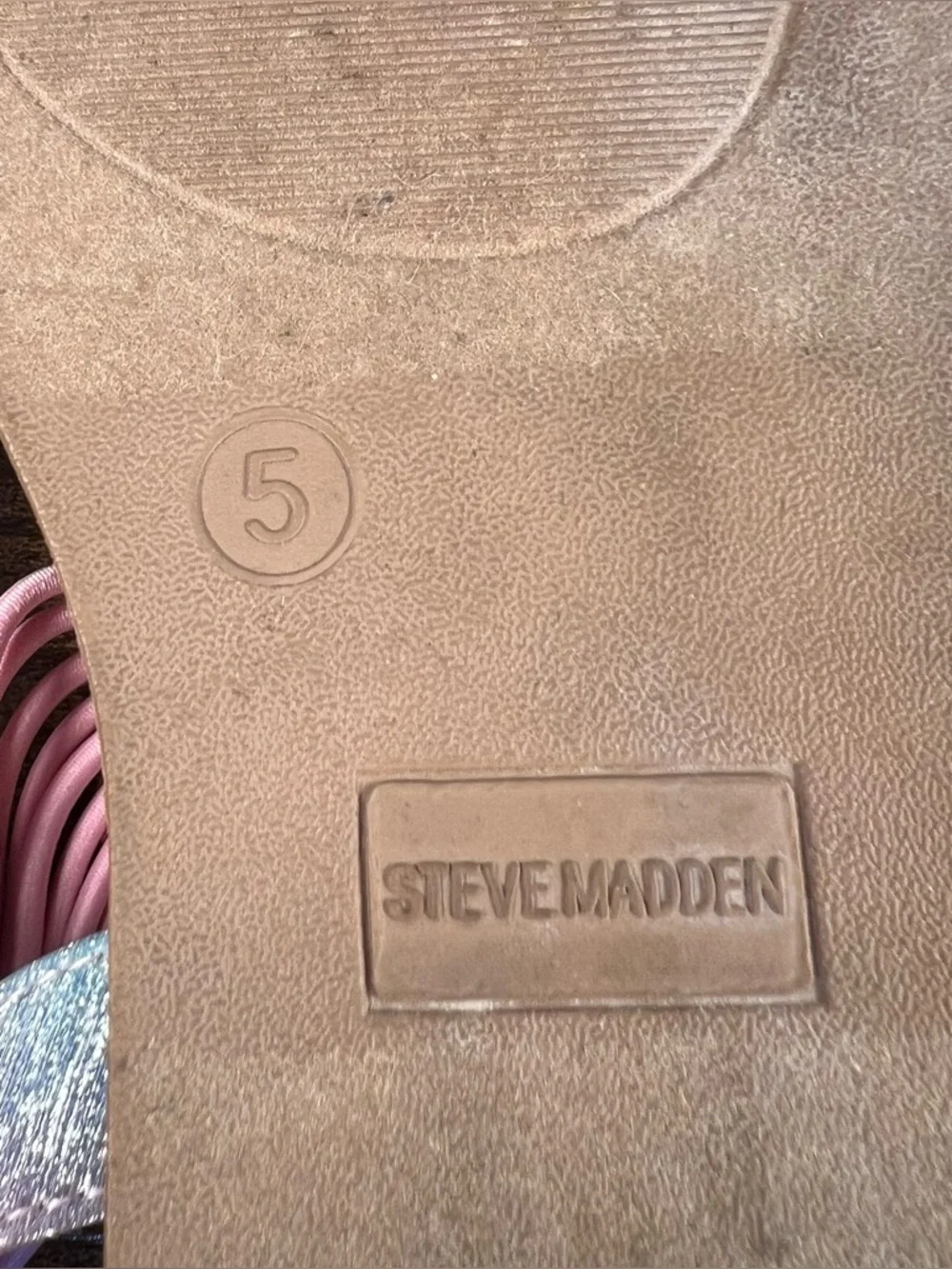 Steve Madden Sandals Butterfly Rainbow Sparkle JCaptive Thong Toe Sling Back 5 - Picture 9 of 10